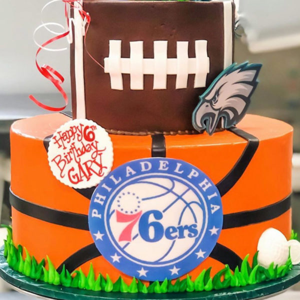 Custom Philadelphia Sixers Cakes